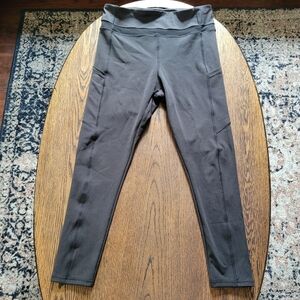 Zoe + Phoebe Black Full Size Activewear Leggings Size Women's Large